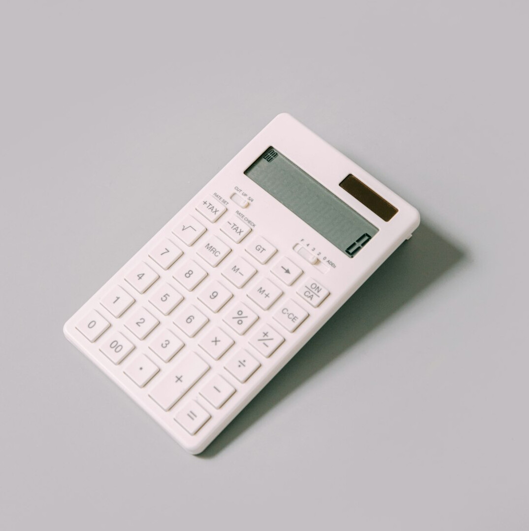 calculator with numbers
